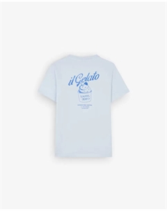 Мужская хлопковая футболка с коротким рукавом, светло-голубой Scalpers