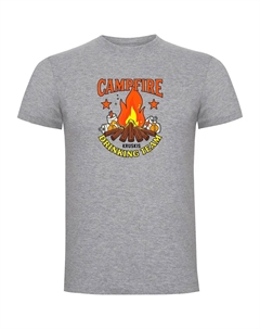 Футболка с коротким рукавом Drinking Team, серый Kruskis