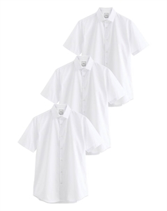 Рубашка на пуговицах классического кроя Easy Care, белый Next