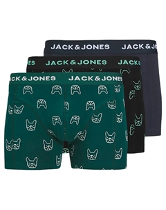 Боксеры 3 шт Denim Dog, разноцветный Jack & jones