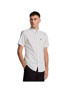 Рубашка с коротким рукавом SW2213V Slim Fit, белый Lyle & scott