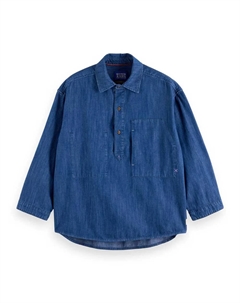 Рубашка Popover Workwear, синий Scotch&soda