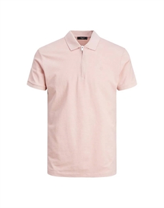 Поло с коротким рукавом Structure, розовый Jack & jones