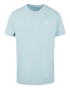 Рубашка Vase And Flowers, светло-синий Merchcode