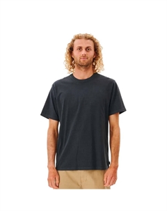 Футболка Plain Wash Short Sleeve High Neck, черный Rip curl
