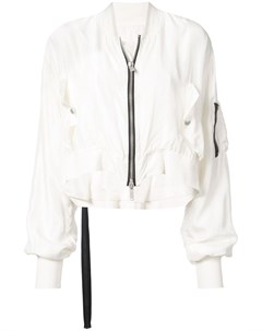 Unravel project легкая укороченная куртка 40 белый Unravel project