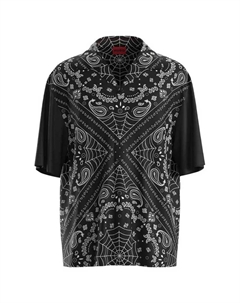 Рубашка с коротким рукавом 50534252, черный Hugo