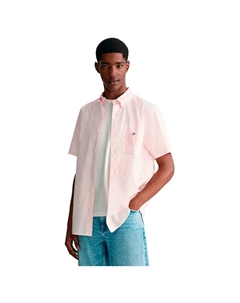 Рубашка с коротким рукавом Poplin Gingham, розовый Gant
