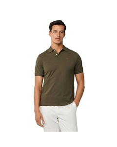 Поло с коротким рукавом HM5600052 Slim Fit, зеленый Hackett