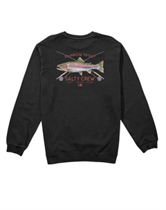 Толстовка Trout mount vintage crew fleec, черный Salty crew