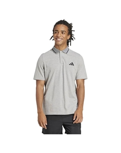 Поло с коротким рукавом Essentials Small Logo Piqué, серый Adidas