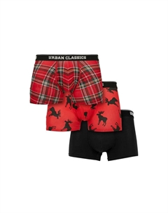 Боксеры Set Of 3-s, красный Urban classics