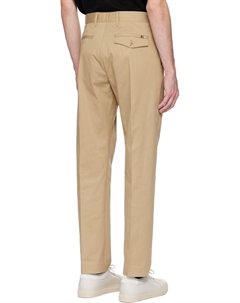 Брюки плиссе, коричневый Paul smith