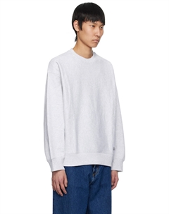 Свитшот с принтом Label Script, цвет ash heather Carhartt work in progress