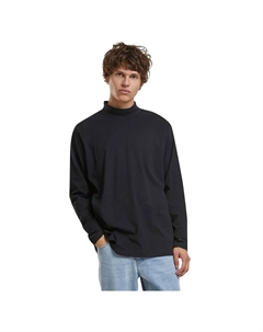 Лонгслив Mock Neck, черный Urban classics