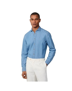 Рубашка Indigo Dobby, синий Hackett