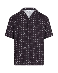 Рубашка с коротким рукавом Resort, черный Calvin klein