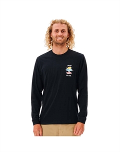Лонгслив Search Icon, черный Rip curl