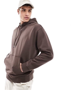 DESIGN – Essential – коричневая толстовка оверсайз Asos