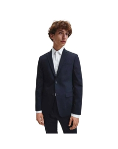 Блейзер Stretch Wool Slim Fit, синий Calvin klein
