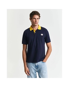 Поло с коротким рукавом 2014023, синий Gant