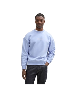 Толстовка Relaxed Printed, синий Tom tailor