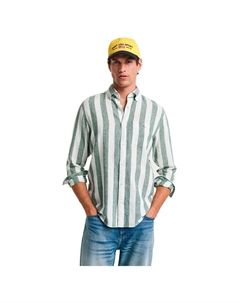 Рубашка Bold Stripe Regular Fit, зеленый Gant