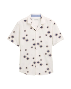 Рубашка на пуговицах классического кроя, белый Tom tailor