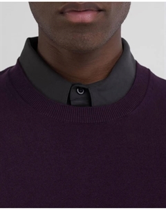 Мужской джемпер с длинным рукавом и круглым вырезом, фиолетовый Replay