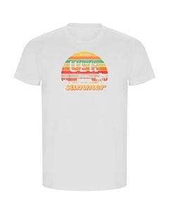 Футболка с коротким рукавом Usa Summer ECO, белый Kruskis