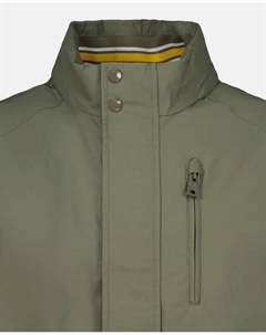 Короткая мужская куртка со съемным капюшоном, светло-серый Geox