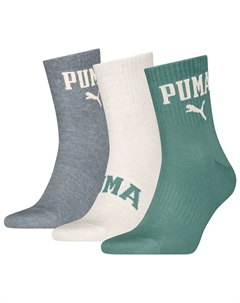 Носки 3 шт Logo Crew short, разноцветный Puma