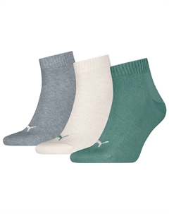 Носки 3 шт Quarter Plain, разноцветный Puma