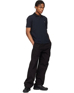 Микрорепсовые карго-штаны с квадратными карманами, черный C.p. company