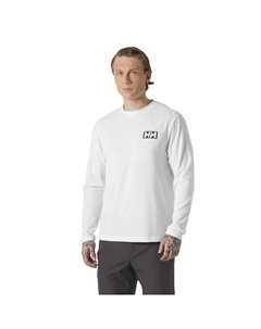 Лонгслив Skog Graphic Tee, белый Helly hansen
