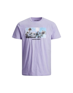 Футболка с коротким рукавом Billboard, фиолетовый Jack & jones