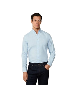 Рубашка ESS GMT Dyed Oxford, синий Hackett