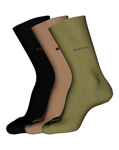 Носки 3 шт Rs Uni 10241905 01, разноцветный Boss
