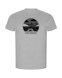 Футболка с коротким рукавом Logo Lake ECO, серый Kruskis