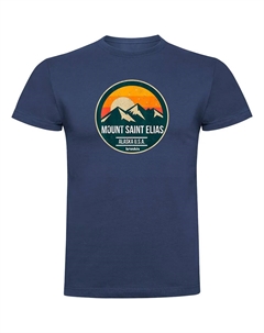 Футболка с коротким рукавом Mount Saint Elias, синий Kruskis