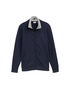 Толстовка с капюшоном на молнии, морской синий Tom tailor