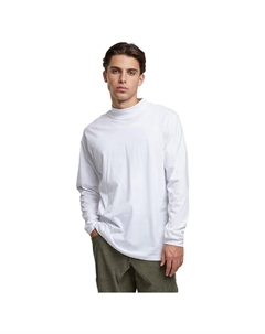 Лонгслив Mock Neck, белый Urban classics