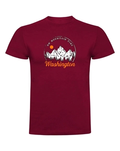 Футболка с коротким рукавом On Mountain Time, красный Kruskis