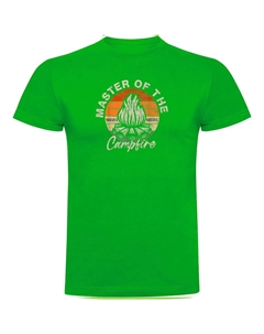 Футболка с коротким рукавом Master Of The Campfire, зеленый Kruskis