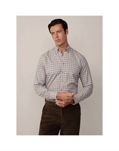 Рубашка 3 Col Brushed Gingham, серый Hackett