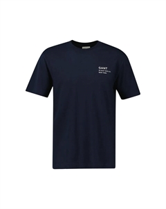 Футболка с коротким рукавом Small Graphic 2003300, синий Gant