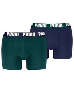 Боксеры 2 шт Everyday Basic boxers 2 units, зеленый Puma