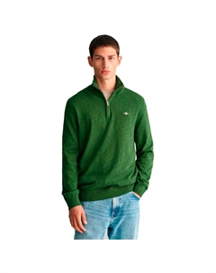 Свитер Flamme half zip, зеленый Gant