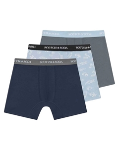 Боксеры 3 шт SSSP25M153378, разноцветный Scotch&soda