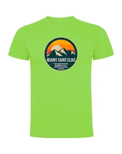 Футболка с коротким рукавом Mount Saint Elias, зеленый Kruskis